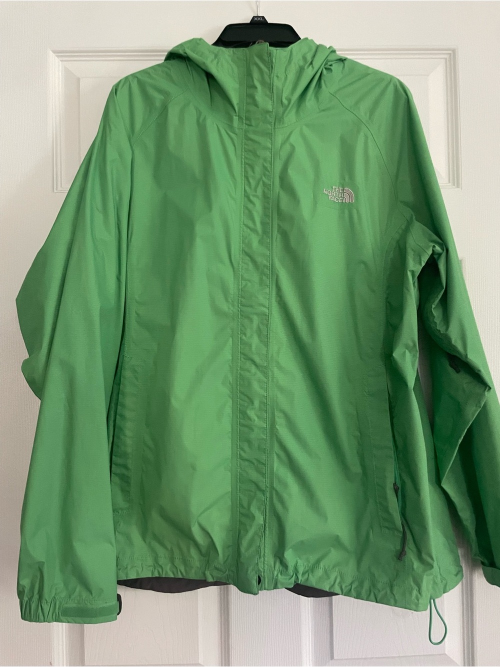 The North Face Women's Green Hooded Rain Jacket Never Worn